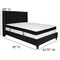Flash Furniture Full Platform Bed Set, Black HG-BMF-38-GG - alternate 3